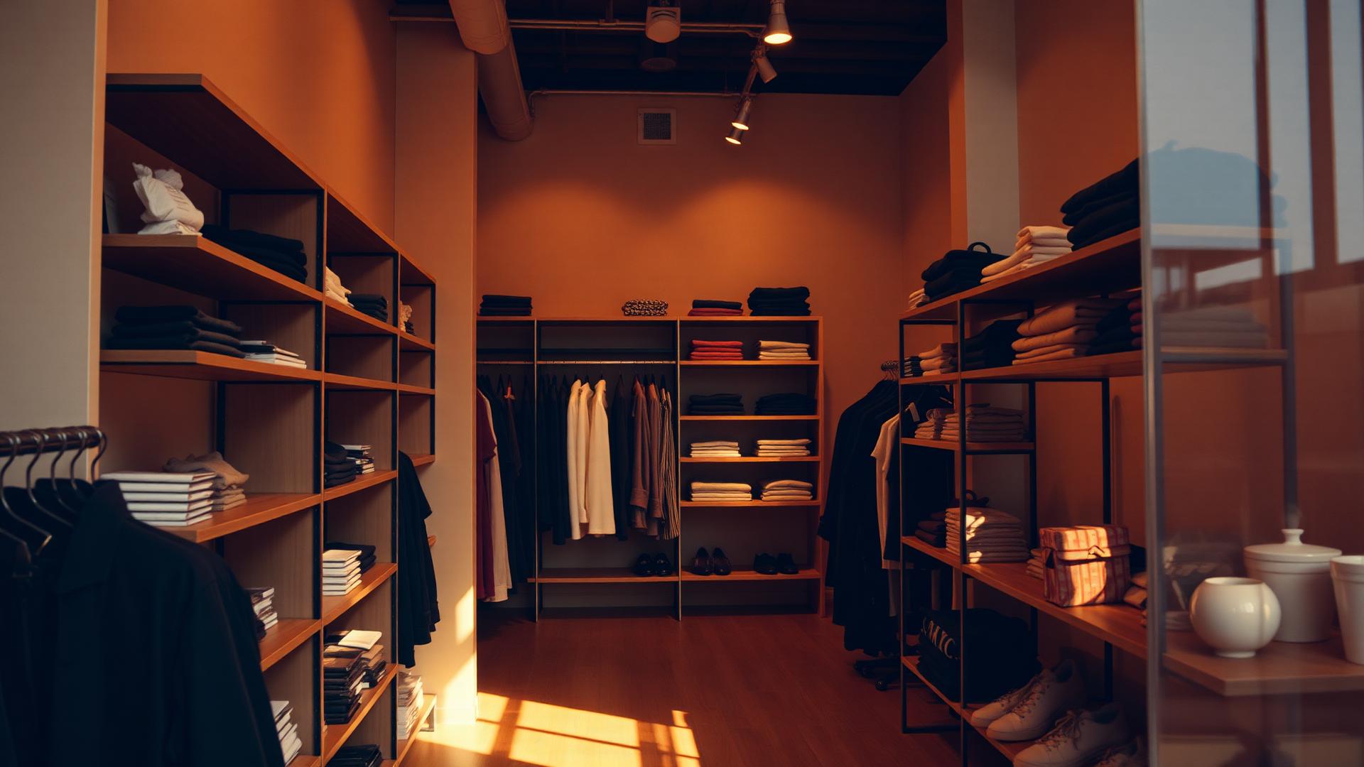 Small retail store interior